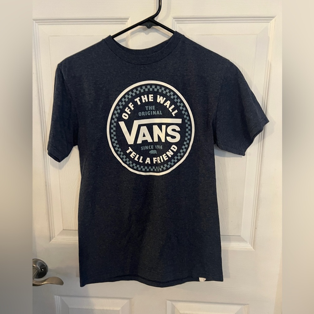 Vans Dark Blue Logo Tee